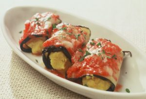 ナスのインボルティーニ
